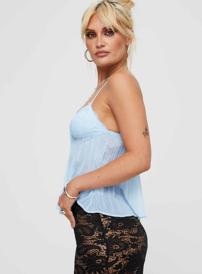 EFFINI Laced Pleat Top