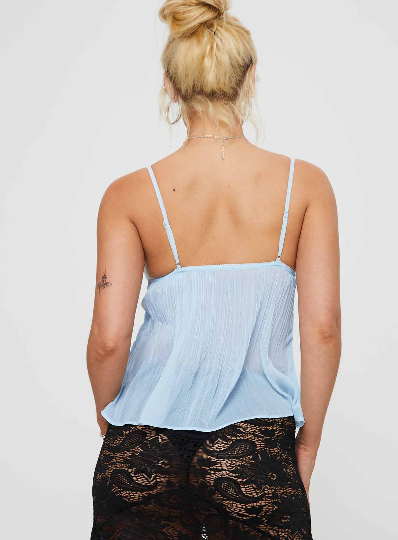 EFFINI Laced Pleat Top