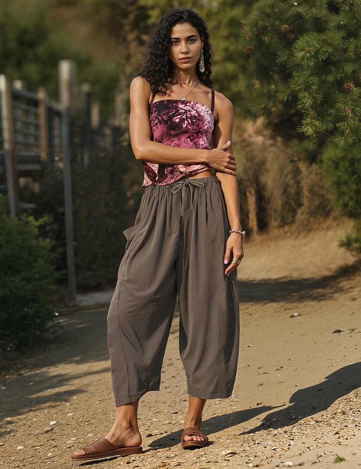 Effini Wide Linen Pants